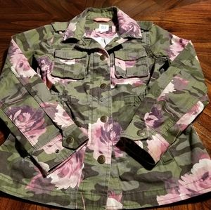 Girls Camo Jacket